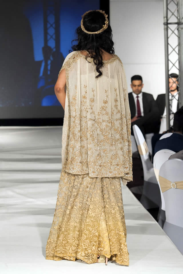 Pakistan Fashion Extravaganza London 2015 Saira Rizwan Wedding Dresses Pics