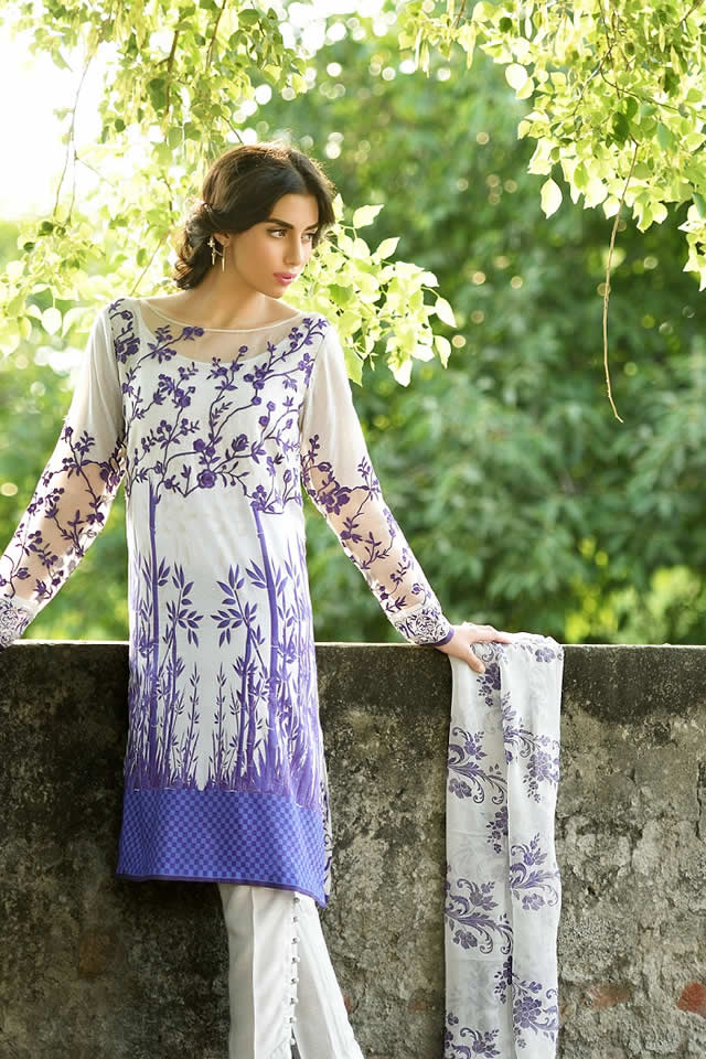 Fashion Designer Saira Rizwan Collection Eid Lawn 2015