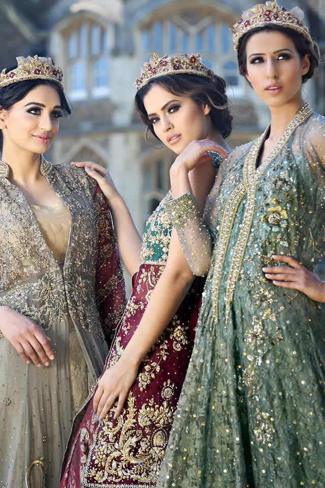 2015 Gulmohar Saira Rizwan Formal Dresses Pics