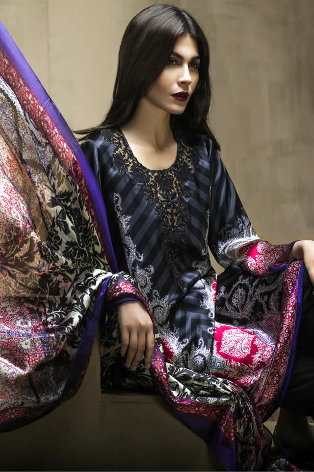 Sana Safinaz Silk Collection 2015 Pics