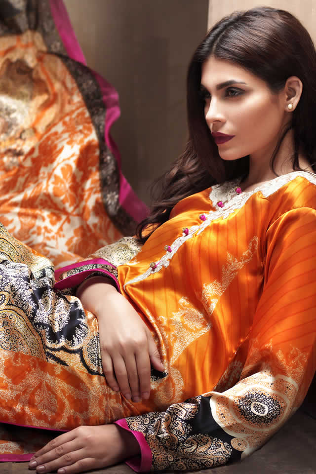 Sana Safinaz Dresses Silk Collection 2015 Images