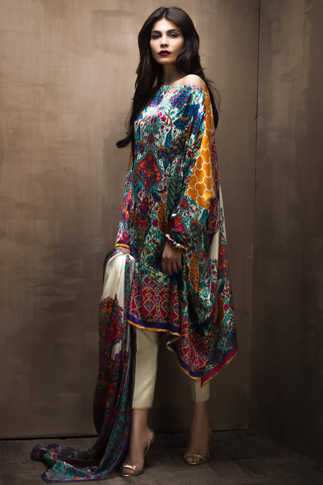 2015 Sana Safinaz Dresses Collection Images