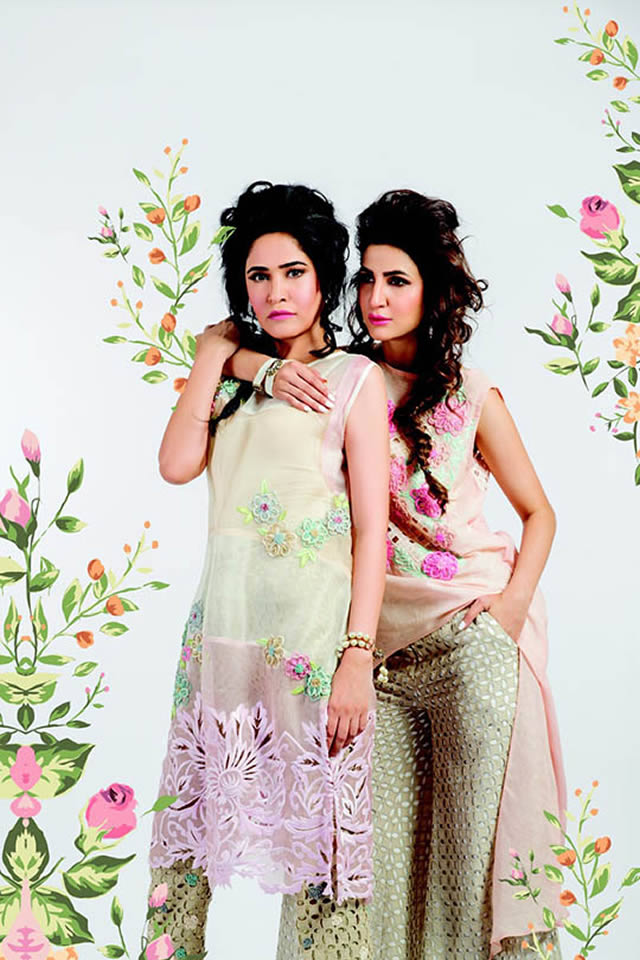Sanam Chaudhri Eid Dresses Collection 2015 Pics