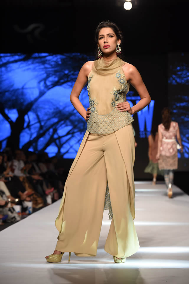 Fashion Designer Sanam Chaudhri Telenor Fashion Pakistan Week Collection