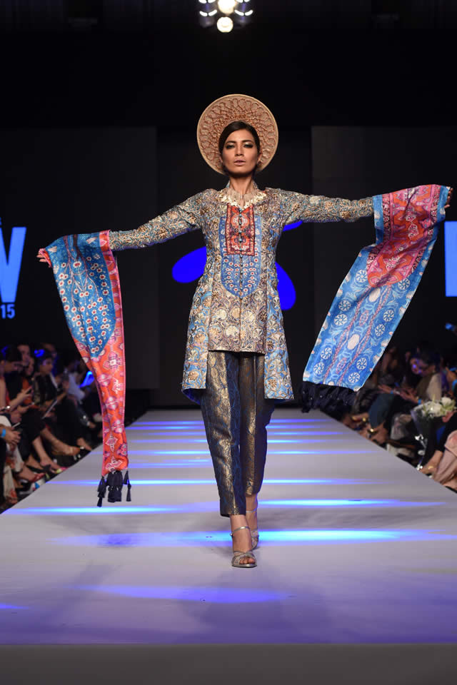 2015 Telenor Fashion Pakistan Week Shamaeel Ansari Dresses