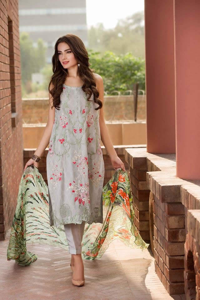 Fashion Brand So Kamal Summer Chiffon Dresses collection 2016 Pictures