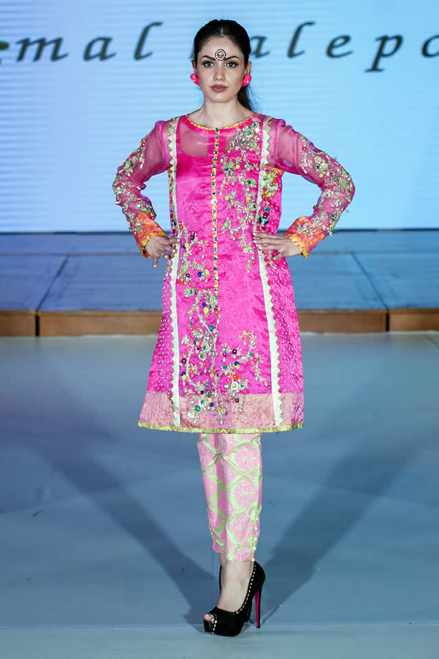 2015 Pakistan Fashion Week 8 London Somal Halepoto Dresses Gallery