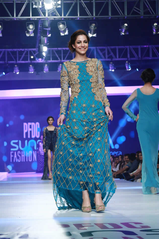 PFDC Sunsilk Fashion Week 2015 Syeda Amera Dresses Gallery