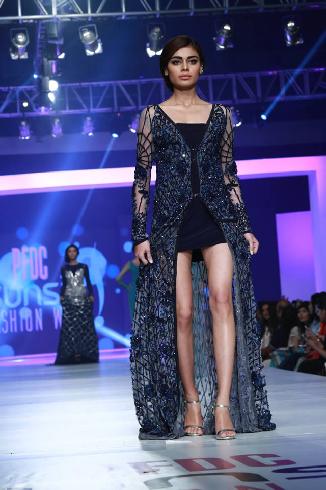 PFDC Sunsilk Fashion Week 2015 Syeda Amera Dresses Collection Photo Gallery