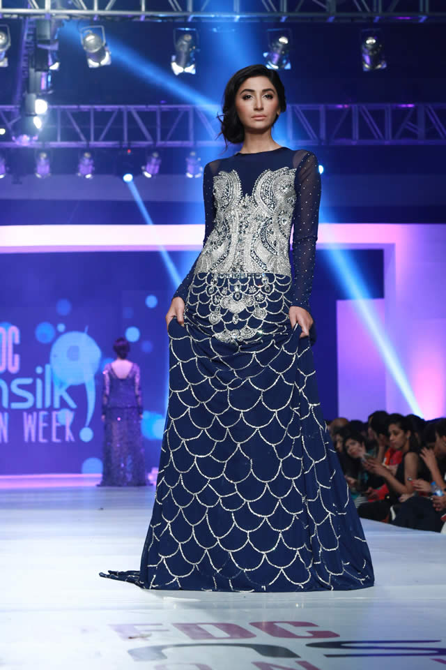 PFDC Sunsilk Fashion Week 2015 Syeda Amera Summer Dresses Picture Gallery
