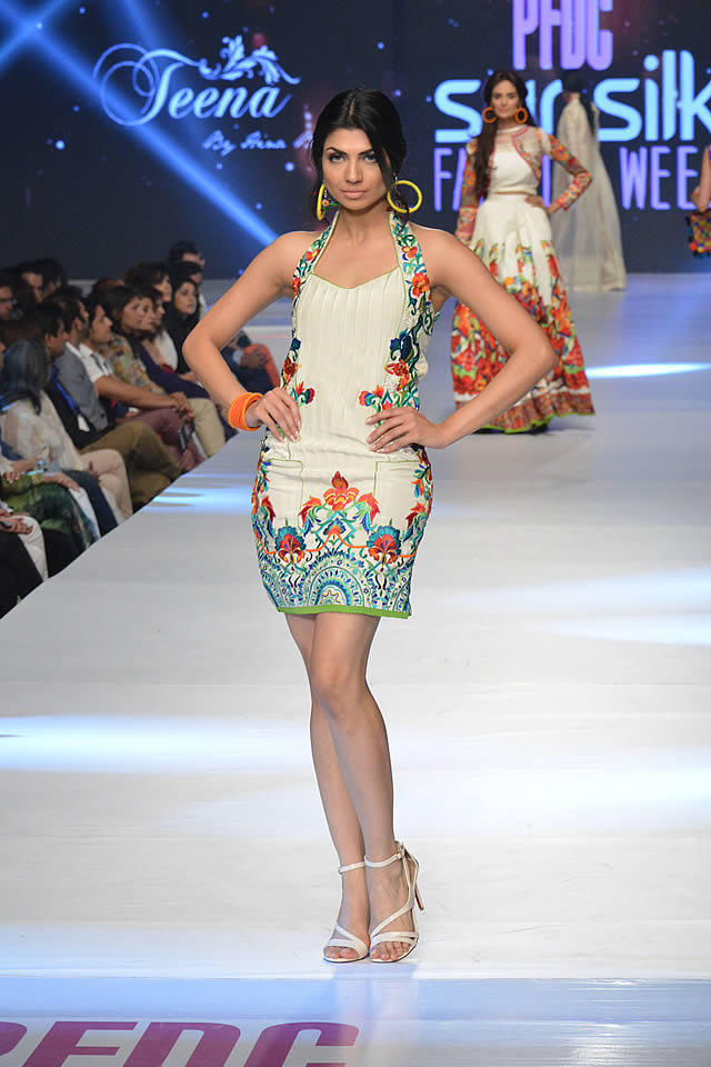 2015 PFDC Sunsilk Fashion Week Teena by Hina Butt Dresses