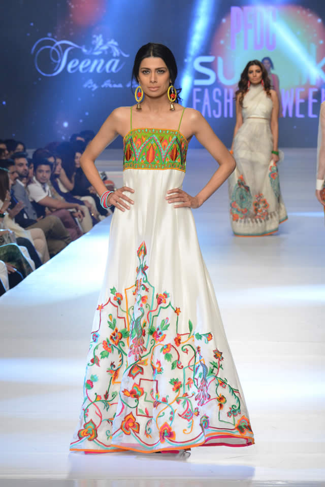 Teena by Hina Butt PFDC Sunsilk Fashion Week collection 2015 Pictures