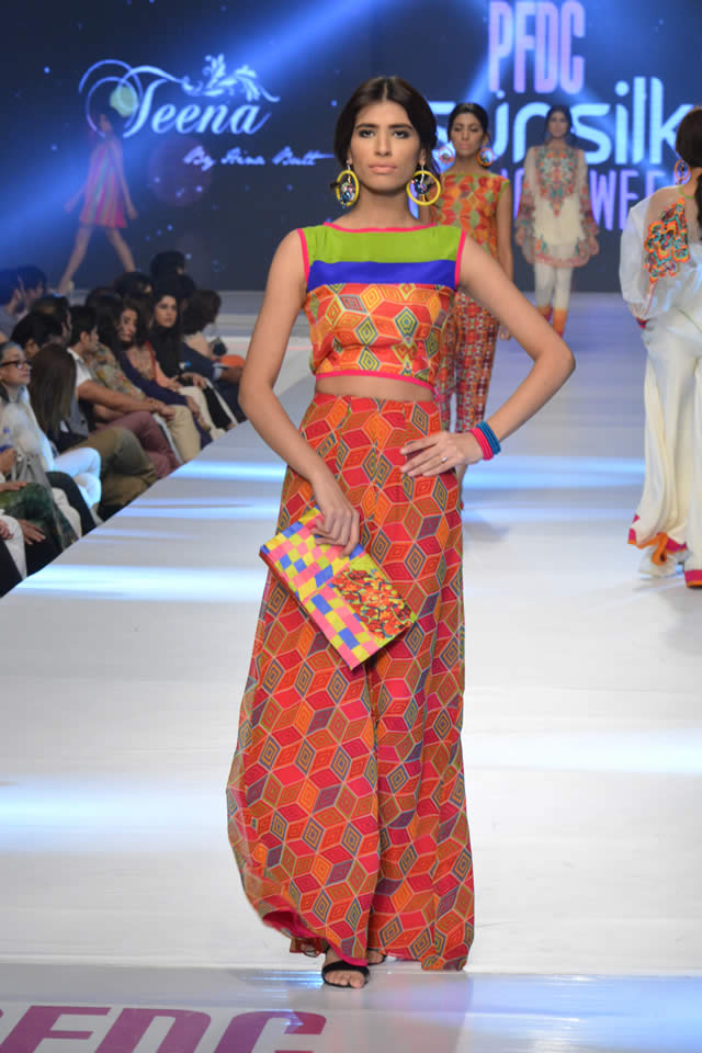 Teena by Hina Butt PFDC Sunsilk Fashion Week collection 2015 Pictures