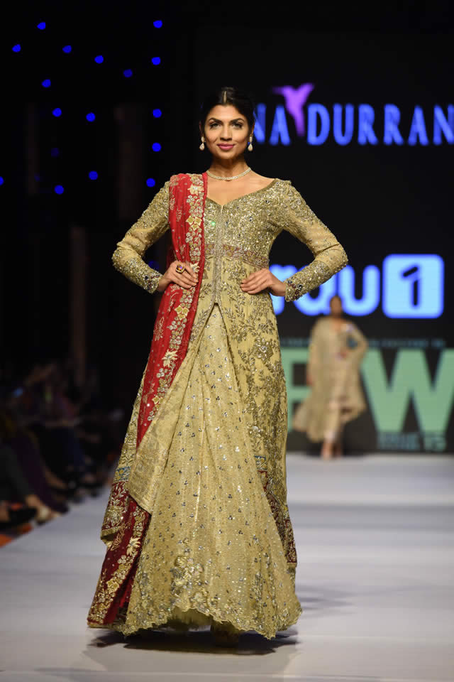 2015 Fashion Pakistan Week W/F Tena Durrani Latest Collection Images
