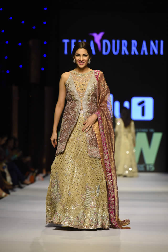 Fashion Pakistan Week W/F 2015 Tena Durrani Latest Collection Images