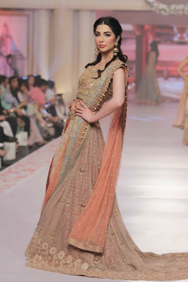 Telenor Bridal Couture Week 2015 Uzma Babar Dresses Collection Photo Gallery