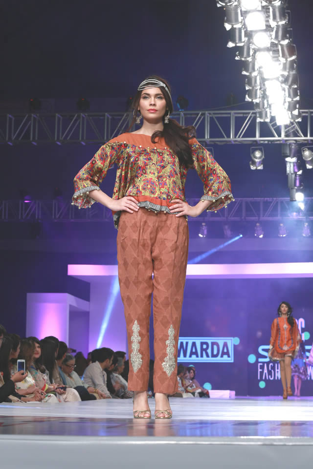 Warda Prints PFDC Sunsilk Fashion Week collection 2015 Gallery