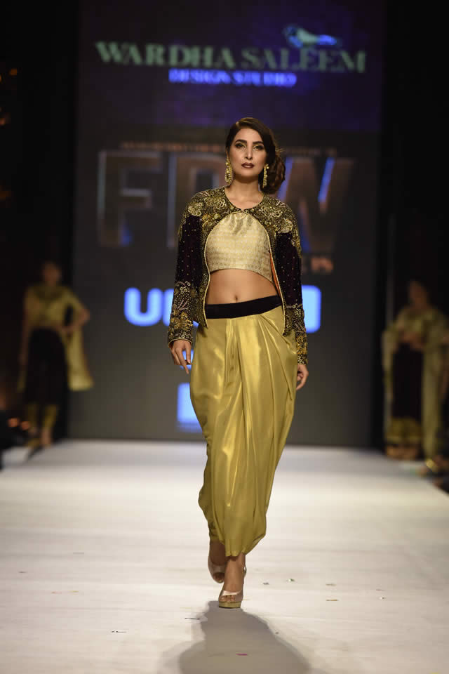 Wardha Saleem Dresses Fashion Pakistan Week WF 2015 Images