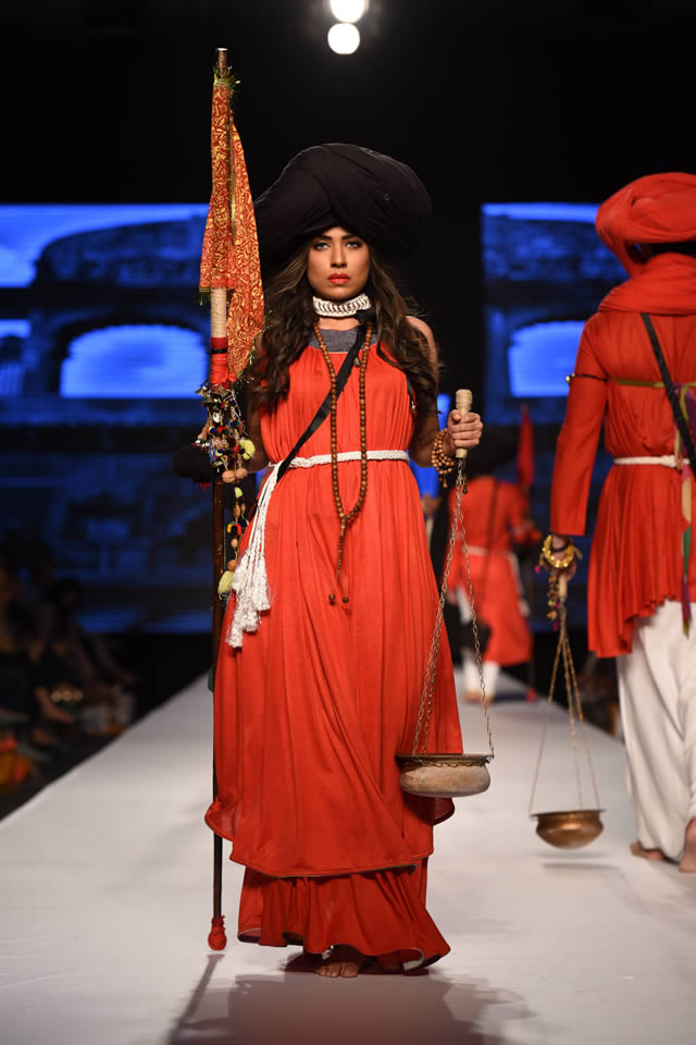 Yousaf Bashir Qureshi Telenor Fashion Pakistan Week collection 2015 Dresses