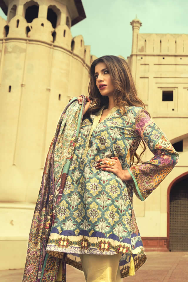 Zara Shahjahan Winter Silk Dresses Collection
