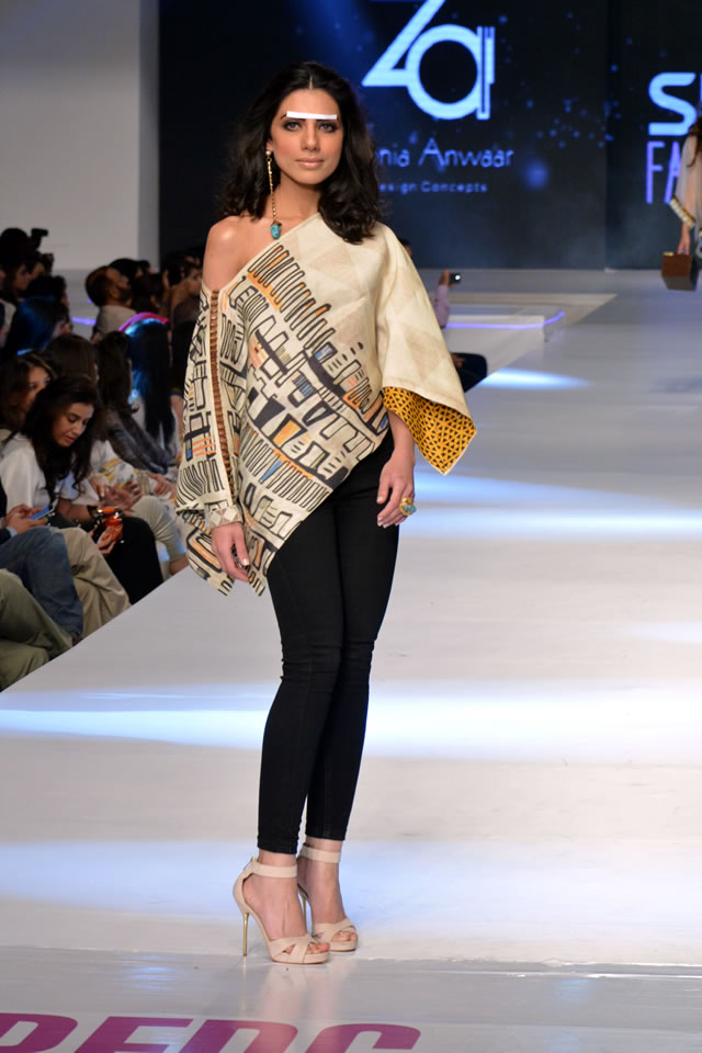 Zonia Anwaar PFDC Sunsilk Fashion Week collection 2015 Images