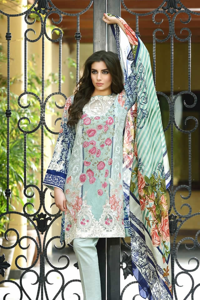 Firdous Summer Lawn Dresses collection 2016 Pictures