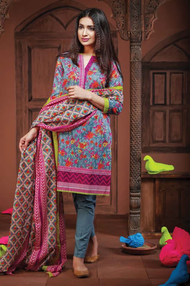 2016 khaadi Summer Lawn Dresses collection Photos