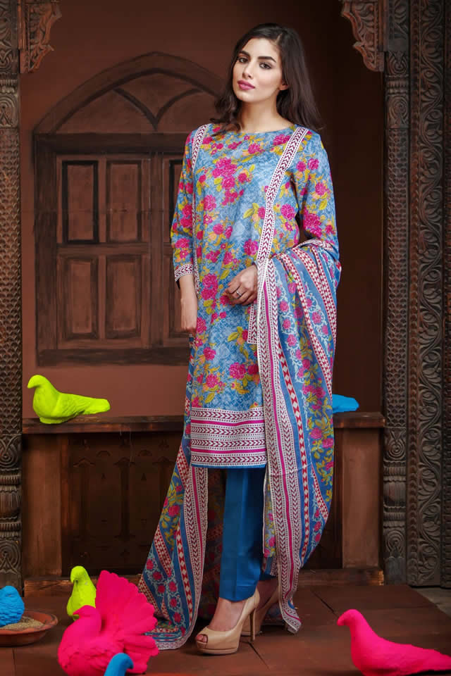 2016 khaadi Summer Lawn Dresses collection Images
