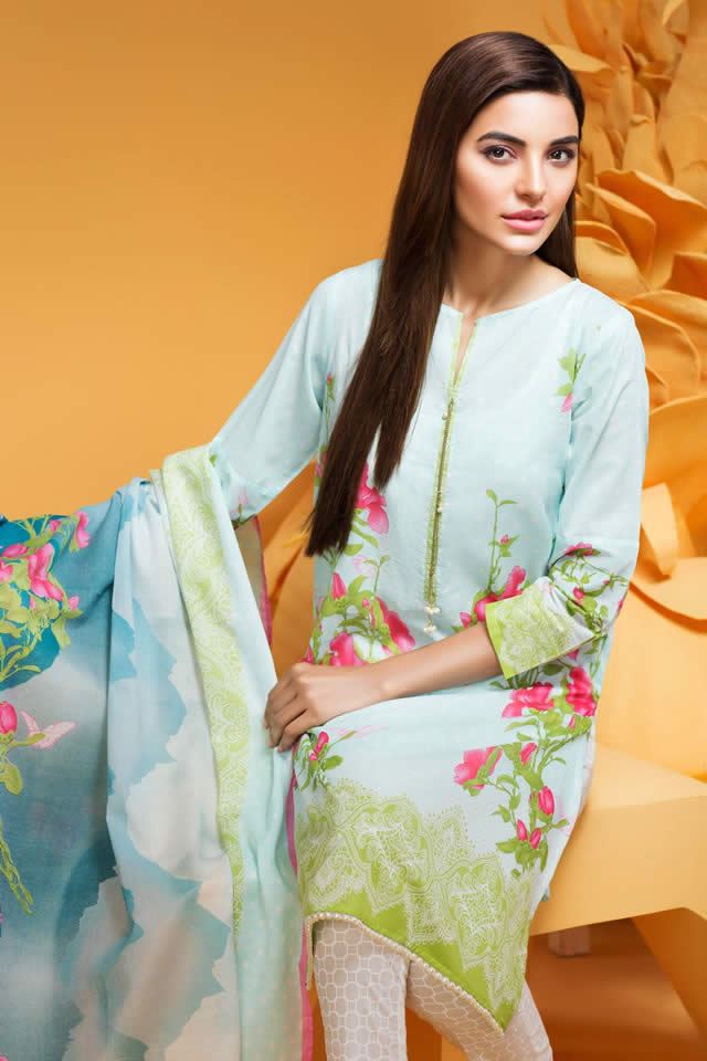 khaadi Lawn Dresses collection 2016 Pics