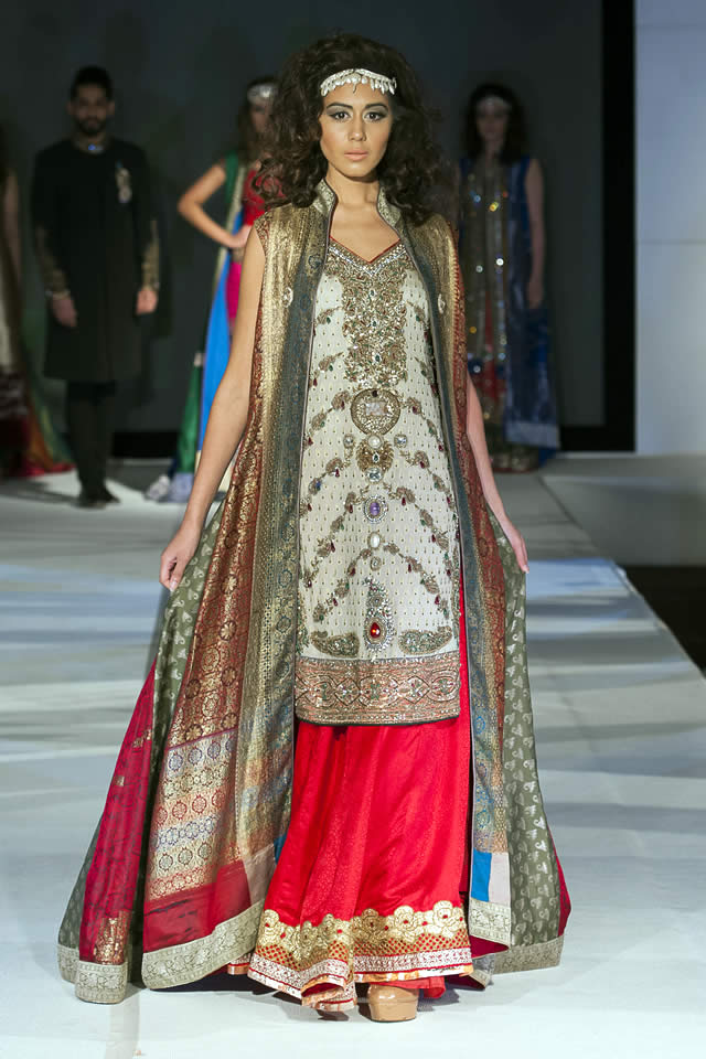 Pakistan Fashion Extravaganza London 2015 Kuki Concept Dresses Collection Photo Gallery