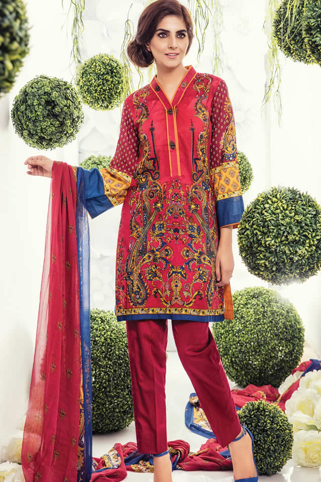 2016 Sana Samia Summer Lawn collection Pictures