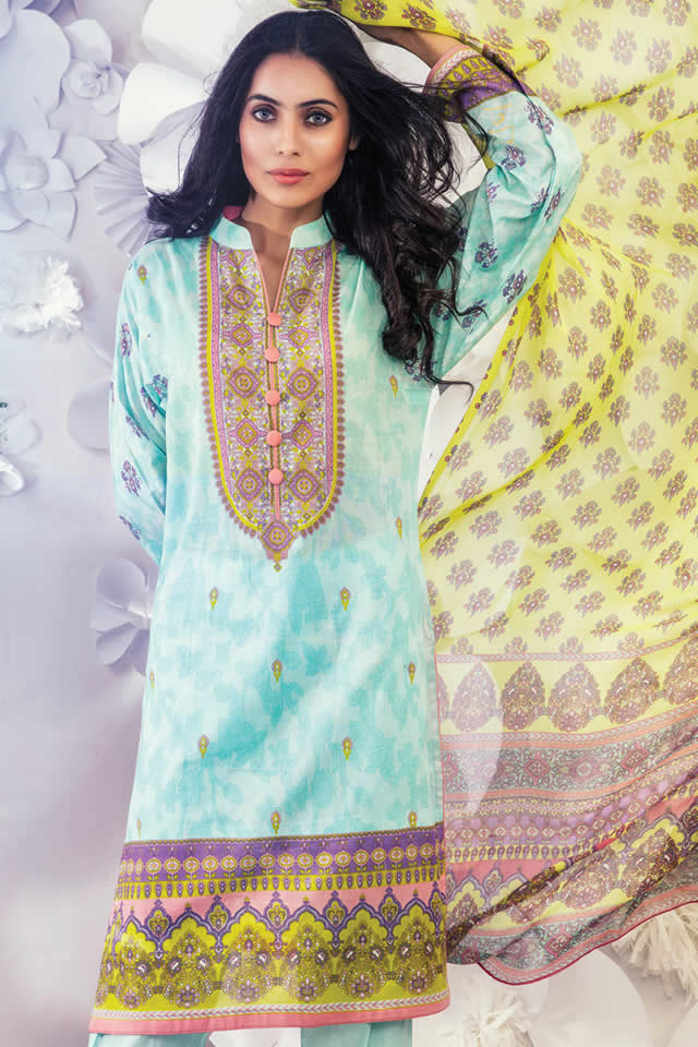 2016 Sana Samia Summer Lawn Dresses collection Pictures