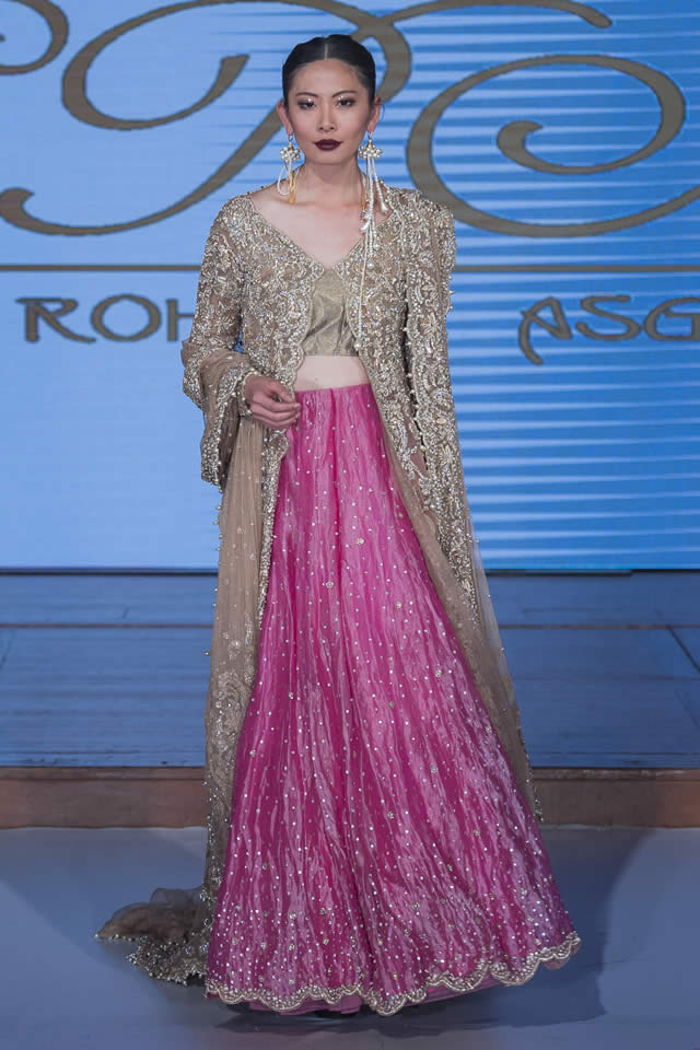 2015 Pakistan Fashion Week 8 London Sara Rohale Asghar Dresses Collection Photos