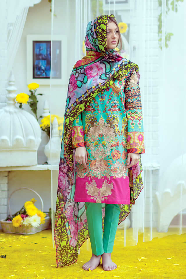 Ali Xeeshan Summer Lawn collection 2016 Images