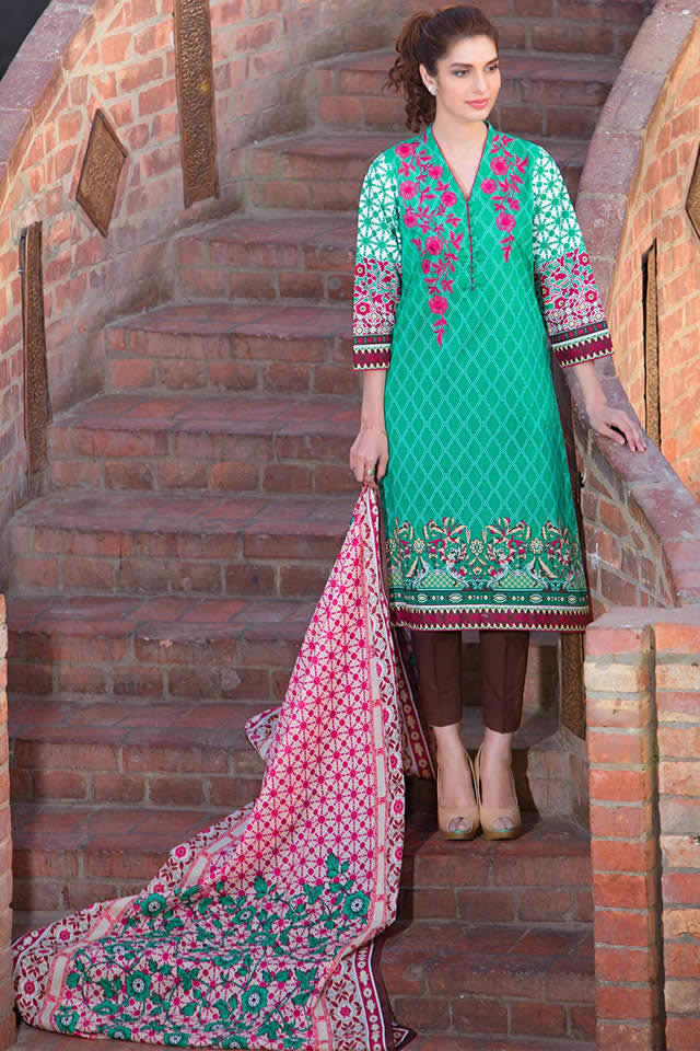 Zeen Lawn Dresses collection 2016 Images