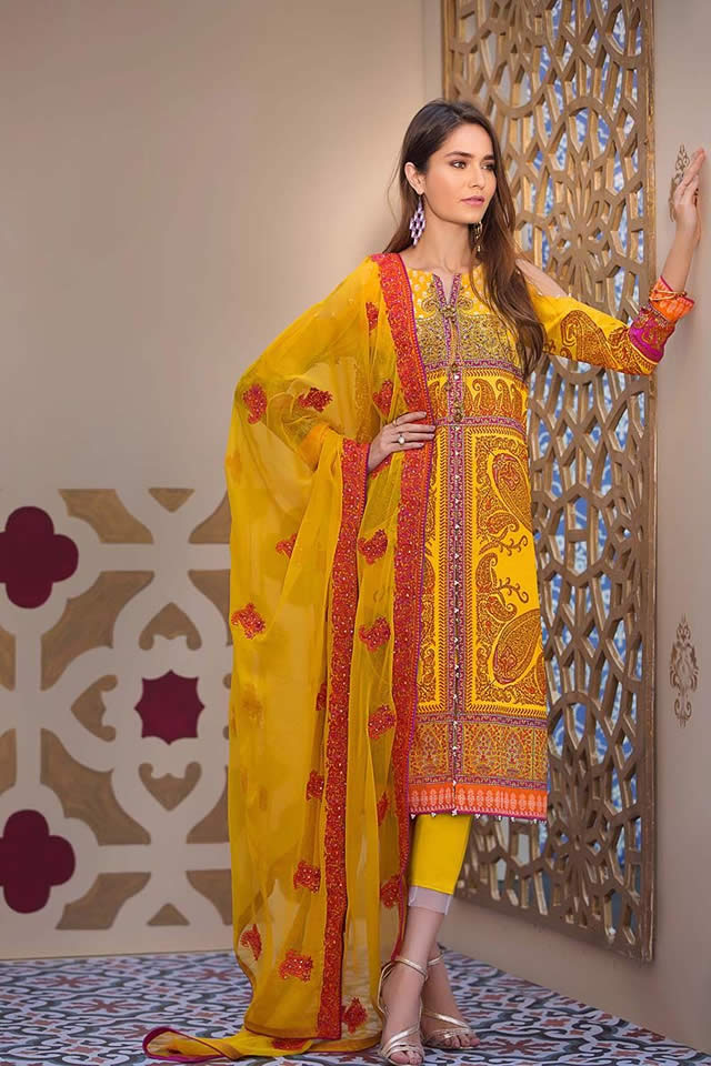 Gul Ahmed Premium Summer Lawn Collection 2018